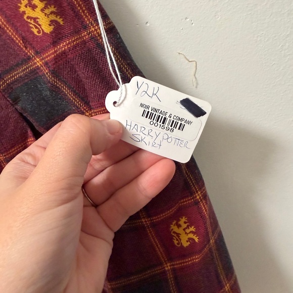 Y2K Harry Potter Gryffindor Mini Skirt - Picture 3 of 6